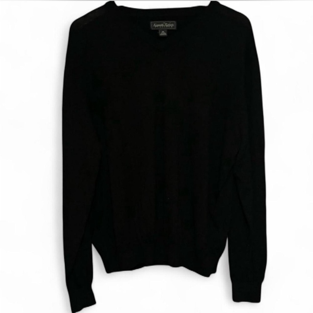 Kenneth Roberts Platinum Silk Blend Long Sleeve Pullover Top